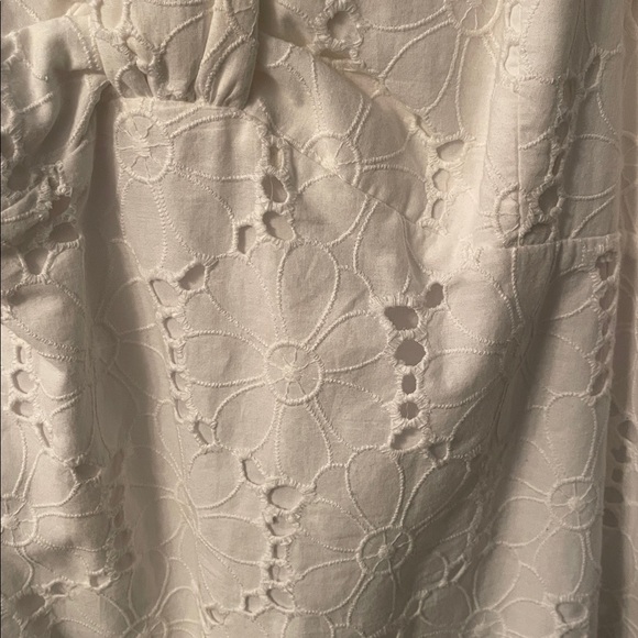 Lilly Pulitzer Size 14 White 100%Cotton Cottage Floral Short Resort Preppy Dress - Picture 7 of 10